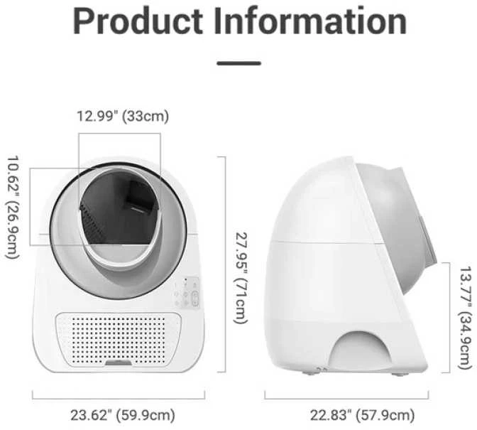 Catlink Pro-X Luxury Version išmanioji savaime išsivalanti kačių kraiko dėžė