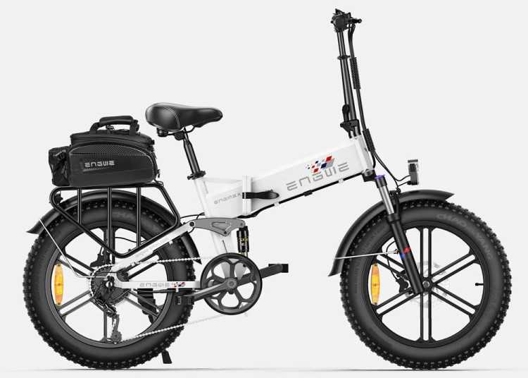 Dviratis 20" elektrinis Engwe Engine X baltas