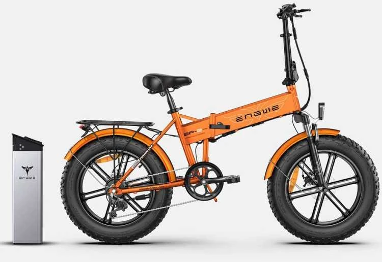 Dviratis 20" elektrinis Engwe EP-2 PRO oranžinis
