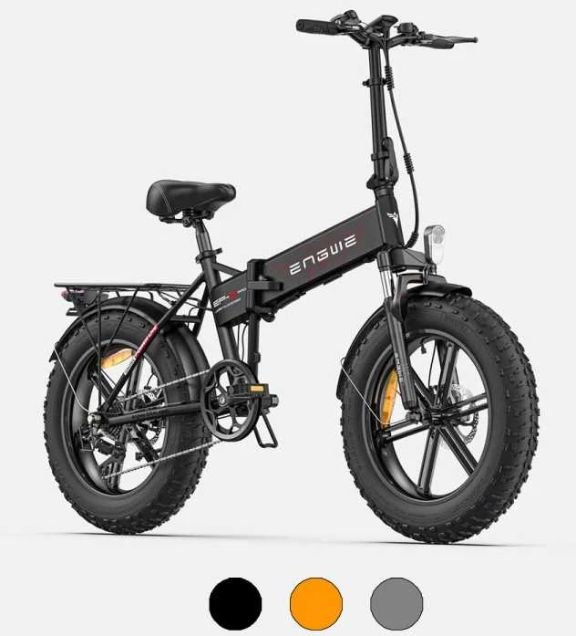 Dviratis 20" elektrinis Engwe EP-2 PRO juodas (Nemokamas pristatymas)