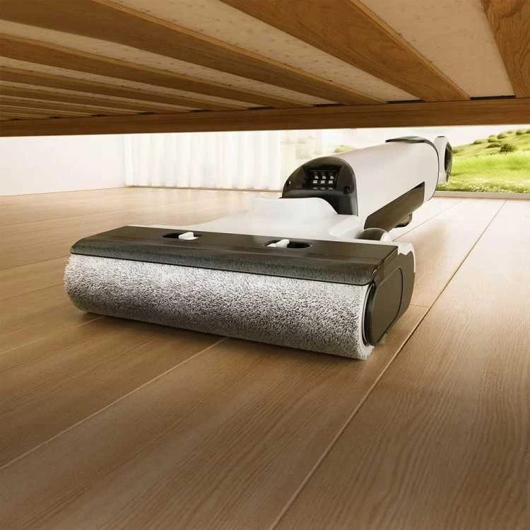 UWANT D100 17000Pa vertikalus dulkių siurblys su šluostymo funkcija ir įkrovimo stotele - baltos spalvos