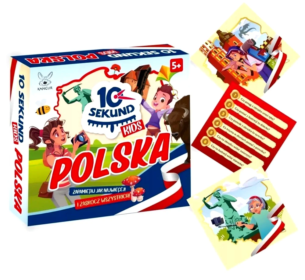 10 SEKUNDŽIŲ ŽAIDIMAS VAIKAMS LENKIJA 5+ KANG