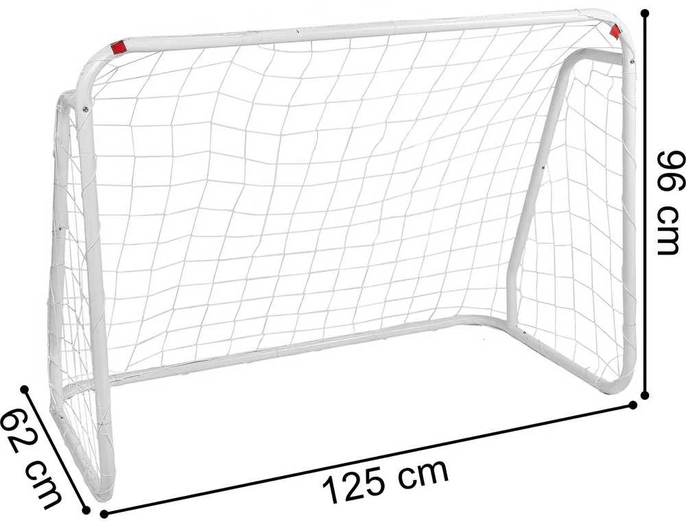 2 baltų Signal futbolo vartų rinkinys