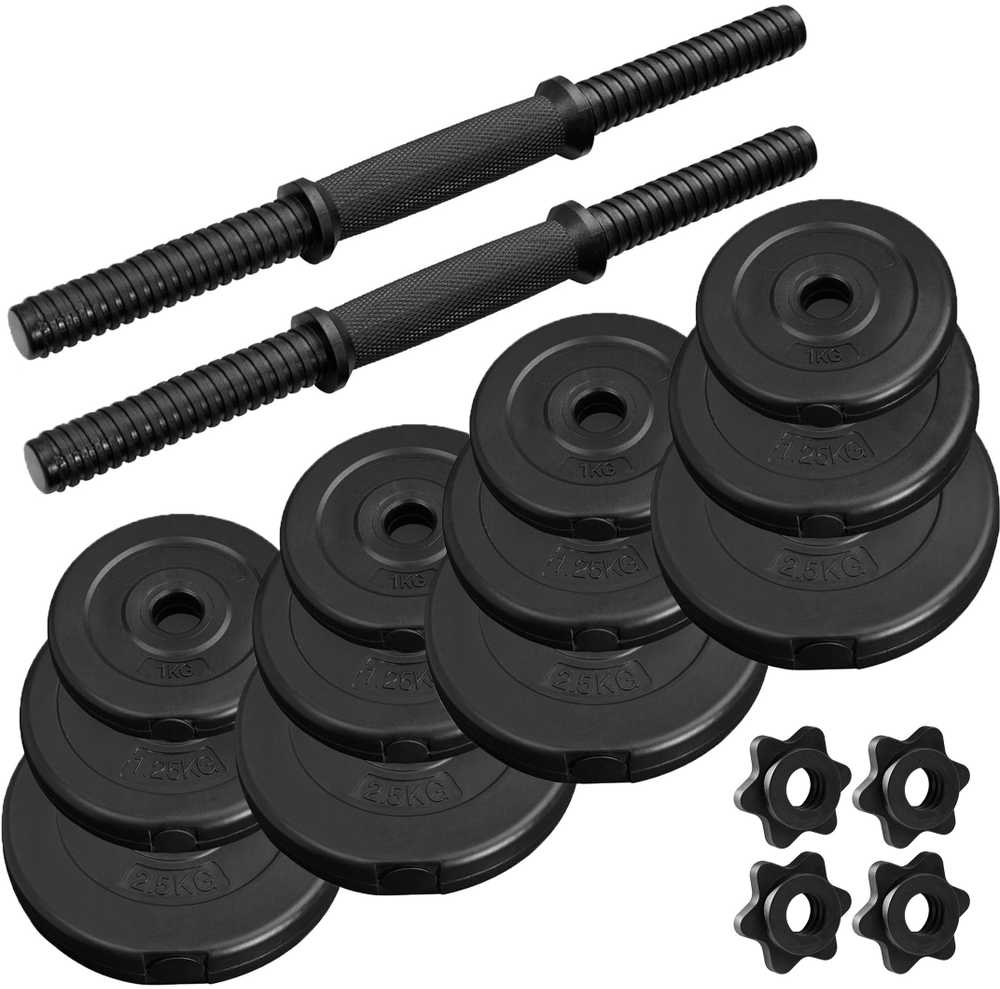 2 Tytan mankštos hanteliai 2x10kg