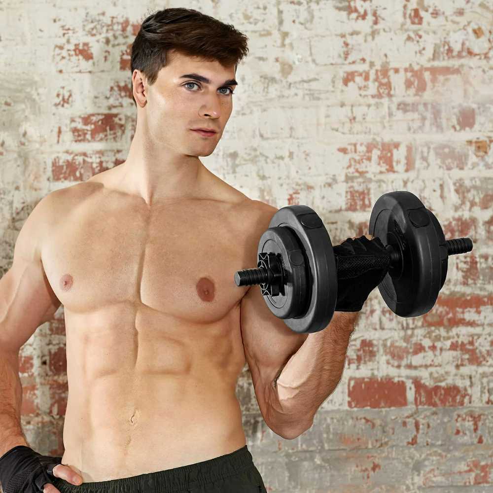 2 Tytan mankštos hanteliai 2x10kg
