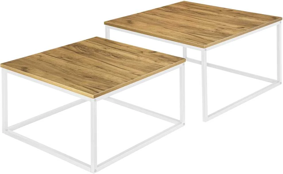2 VELEN Baltas CRAFT mansardos staliukų rinkinys 2in1
