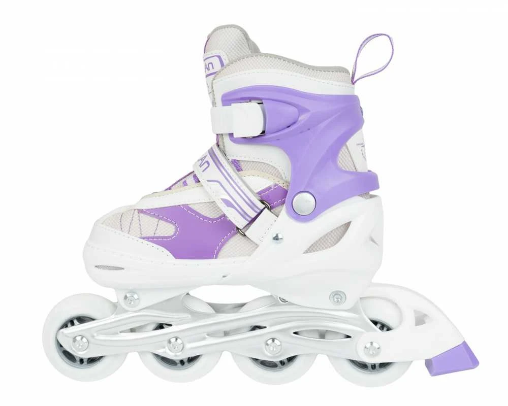 2in1 SPARTAN Violetinė-Baltas Inliner pačiūžos (38-41)
