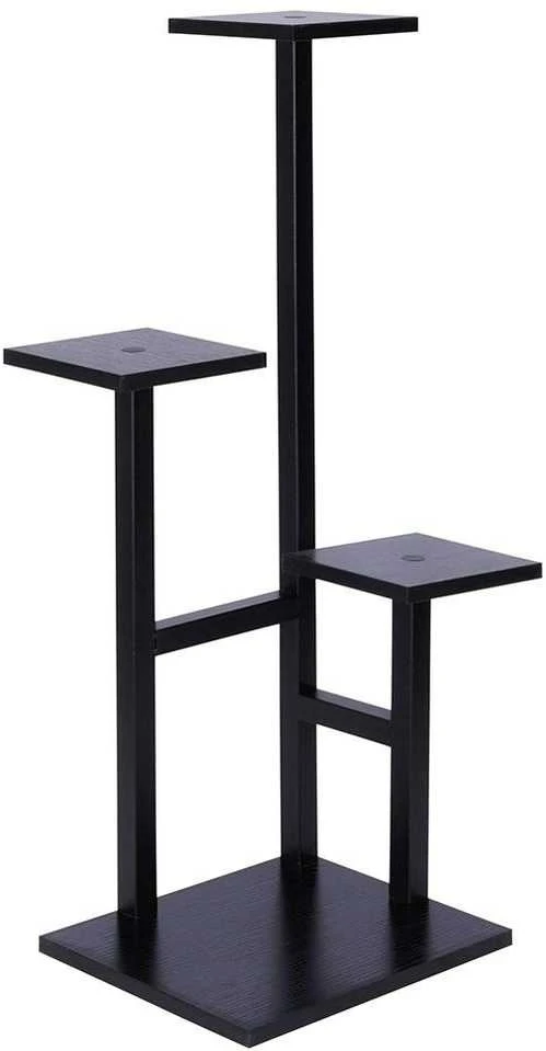 4 pakopų metalinis gėlių stovas, 84 cm