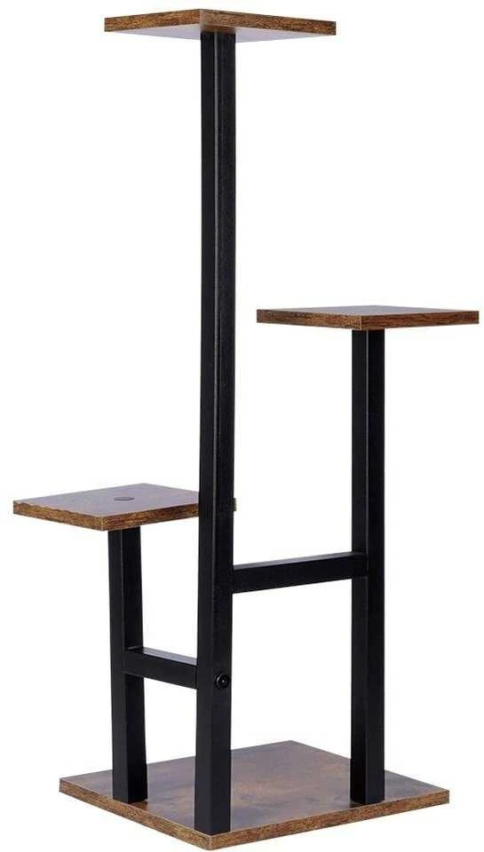 4 pakopų metalinis gėlių stovas, 84 cm