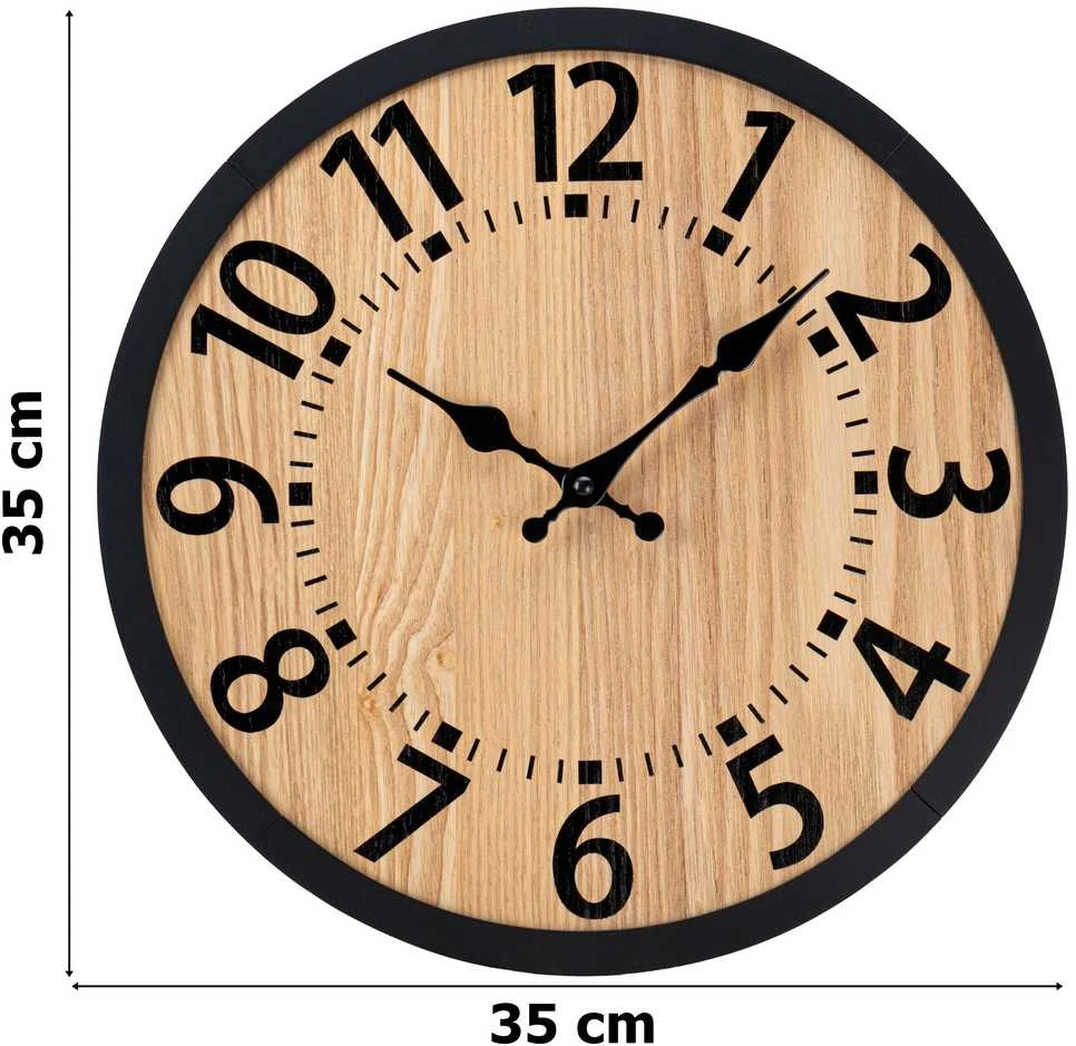 ABBAS medinis palėpės sieninis laikrodis 35 cm