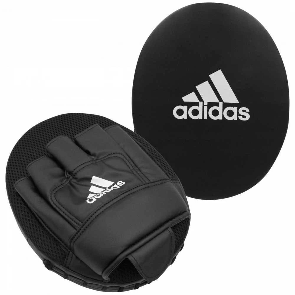 ADIDAS bokso rinkinio pirštinės 12 oz Shields trenerio letenos