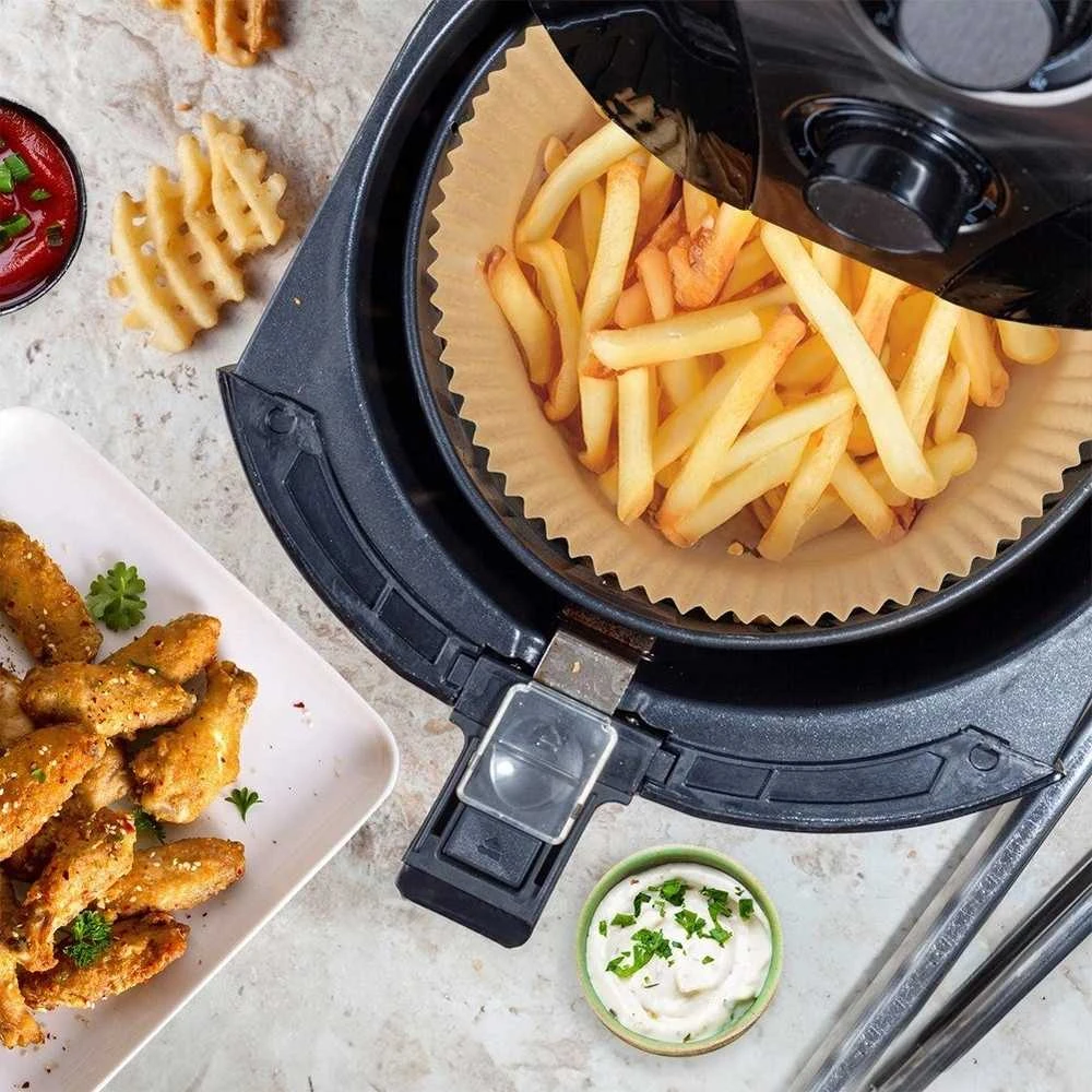 Air Fryer popierinis įdėklas oro gruzdintuvui 16 cm 100 vnt.