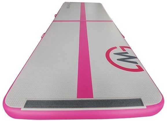 Airtrack gimnastikos kilimėlis MASTER 300 x 100 x 10 cm rožinė-pilka