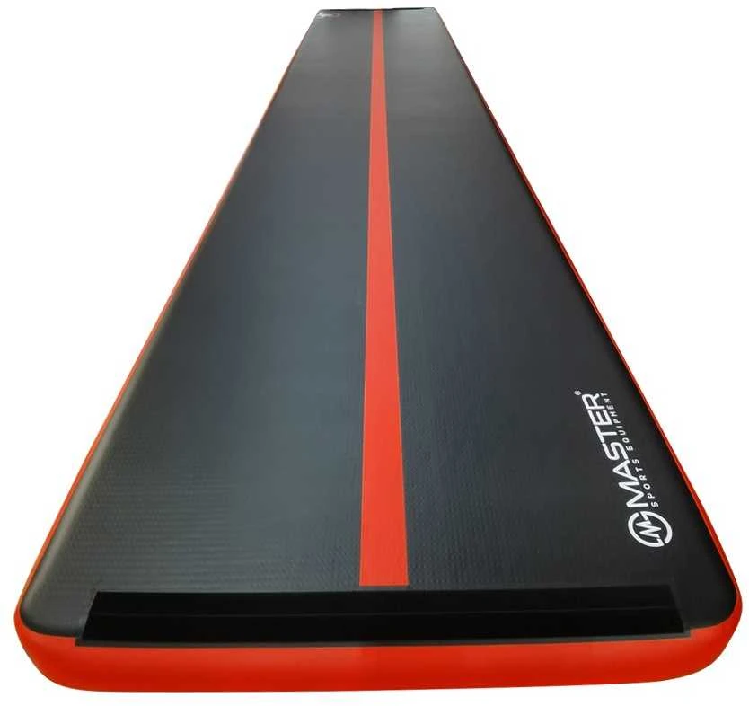 Airtrack MASTER Juodas Raudona 800 x 150 x 20 cm