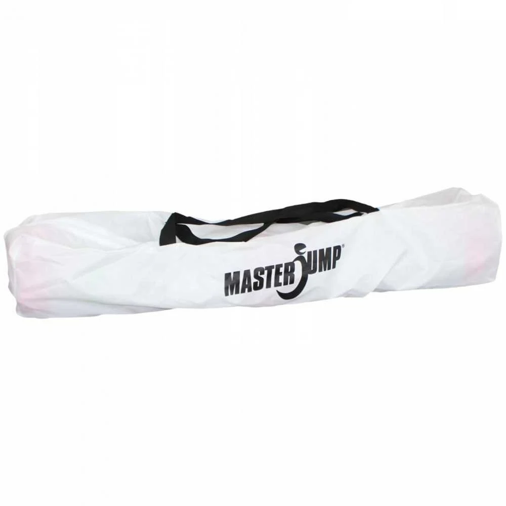 AirTrack pripučiamas gimnastikos kilimėlis MASTER 300 x 100 x 10 cm juodai raudonas