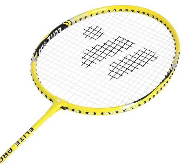 ALUMTEC 4466 GELTONAS BADMINTONO RINKINYS 2 Vnt. + langinės 3 Vnt.