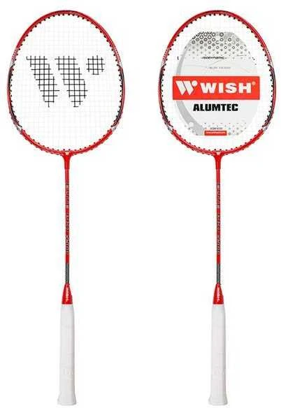 ALUMTEC 5566 BADMINTONO RINKINYS RAUDONAS + MĖLYNAS 4 Vnt. + langinės 3 Vnt.