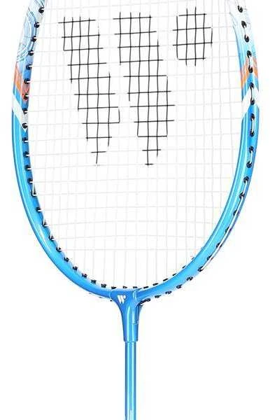 ALUMTEC 55K BADMINTON RAKETŲ RINKINYS MĖLYNAS + ORANŽINĖS + ŠAUVIKLĖS 3 Vnt.