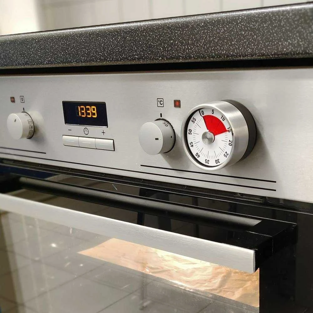 Analoginis virtuvės laikmatis su magnetu, 6 cm