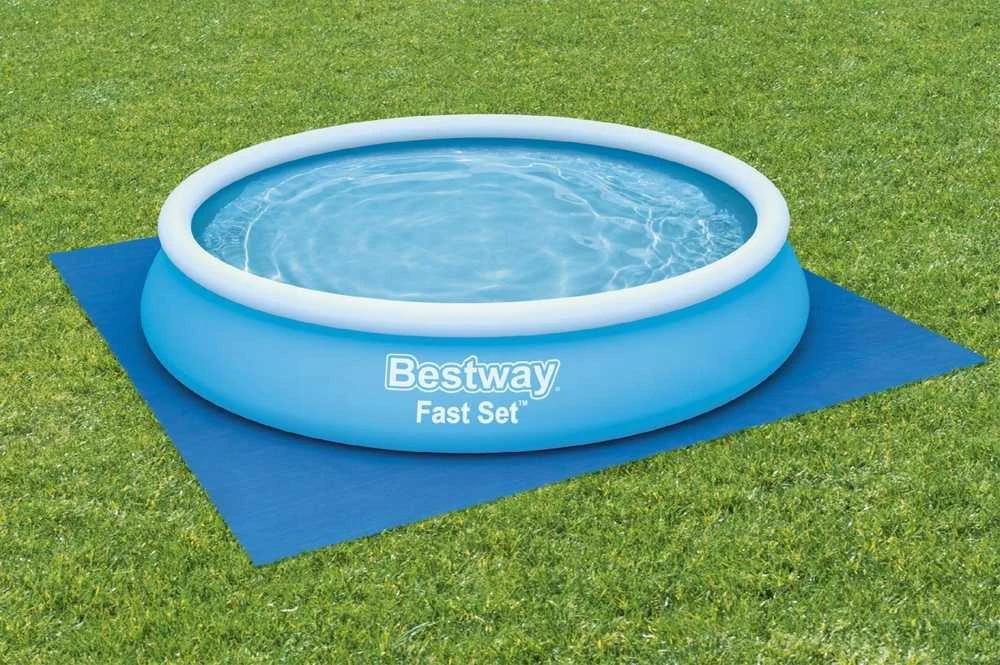 Apsauginis kilimėlis BESTWAY sodo baseinui 335 x 335 cm