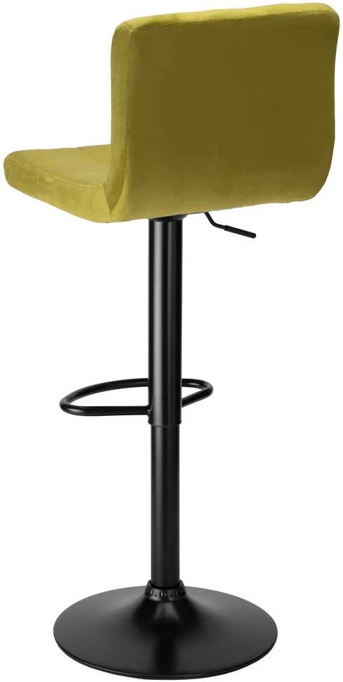 Arako Juodas Olive Velvet baro kėdė