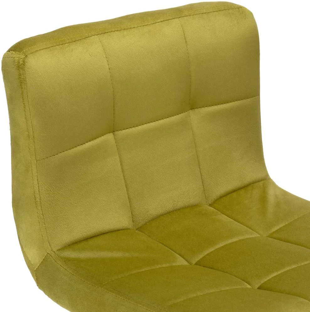 Arako Juodas Olive Velvet baro kėdė