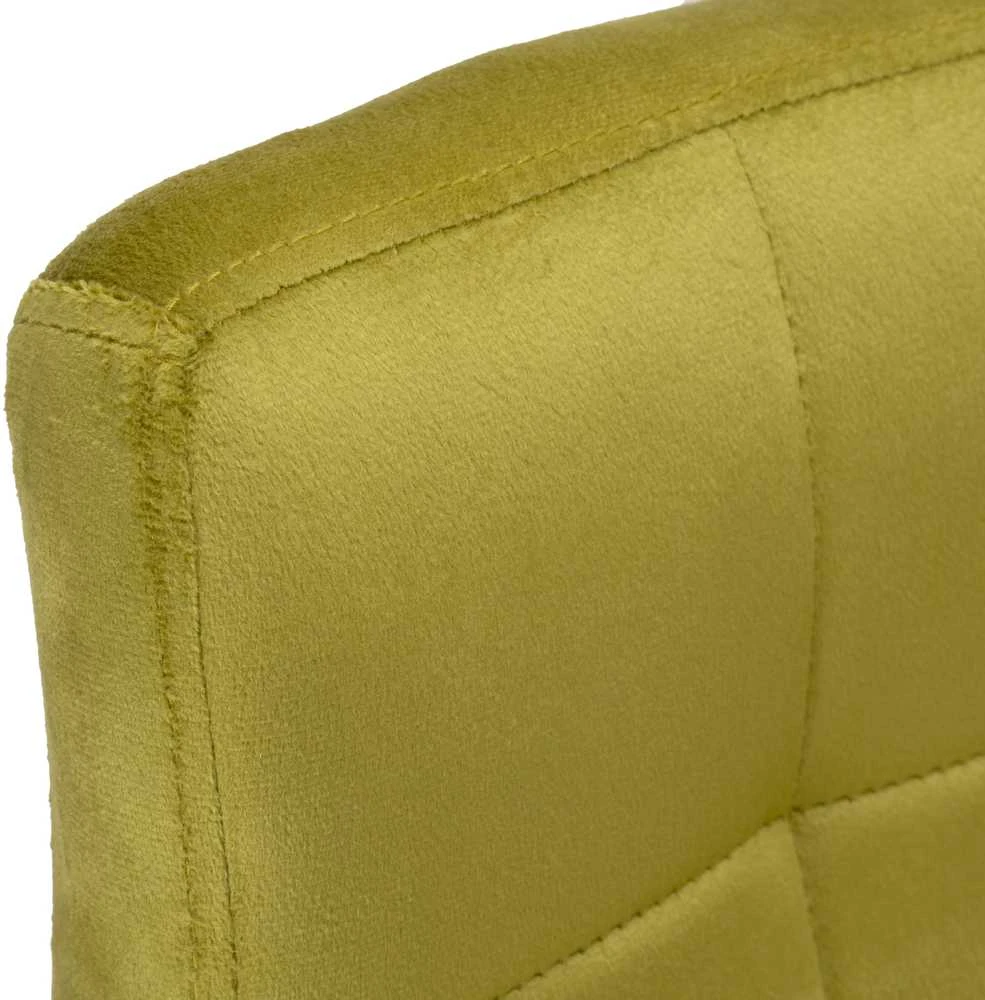 Arako Juodas Olive Velvet baro kėdė