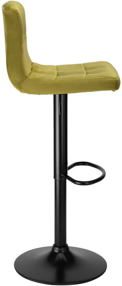 Arako Juodas Olive Velvet baro kėdė