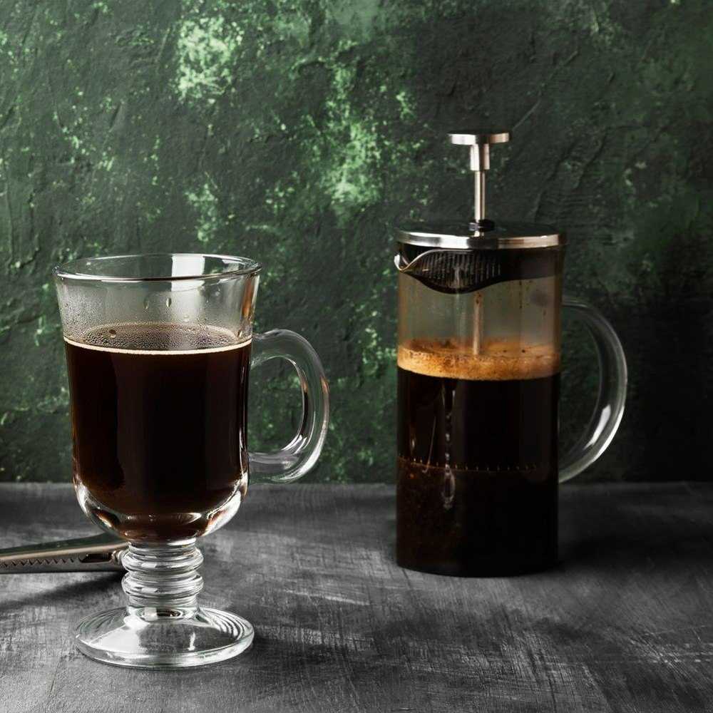 Arbatinukas infuzinis, stiklinis ąsotis su stūmokliu, kavai, arbatai, žolelėms, 1 l