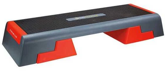 AS007 Juodas/Raudonas AEROBICS STEP HMS PREMIUM