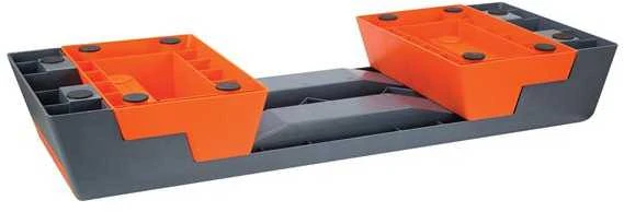 AS007 JUODOS/ORANŽINĖS AEROBIKOS STEP HMS PREMIUM