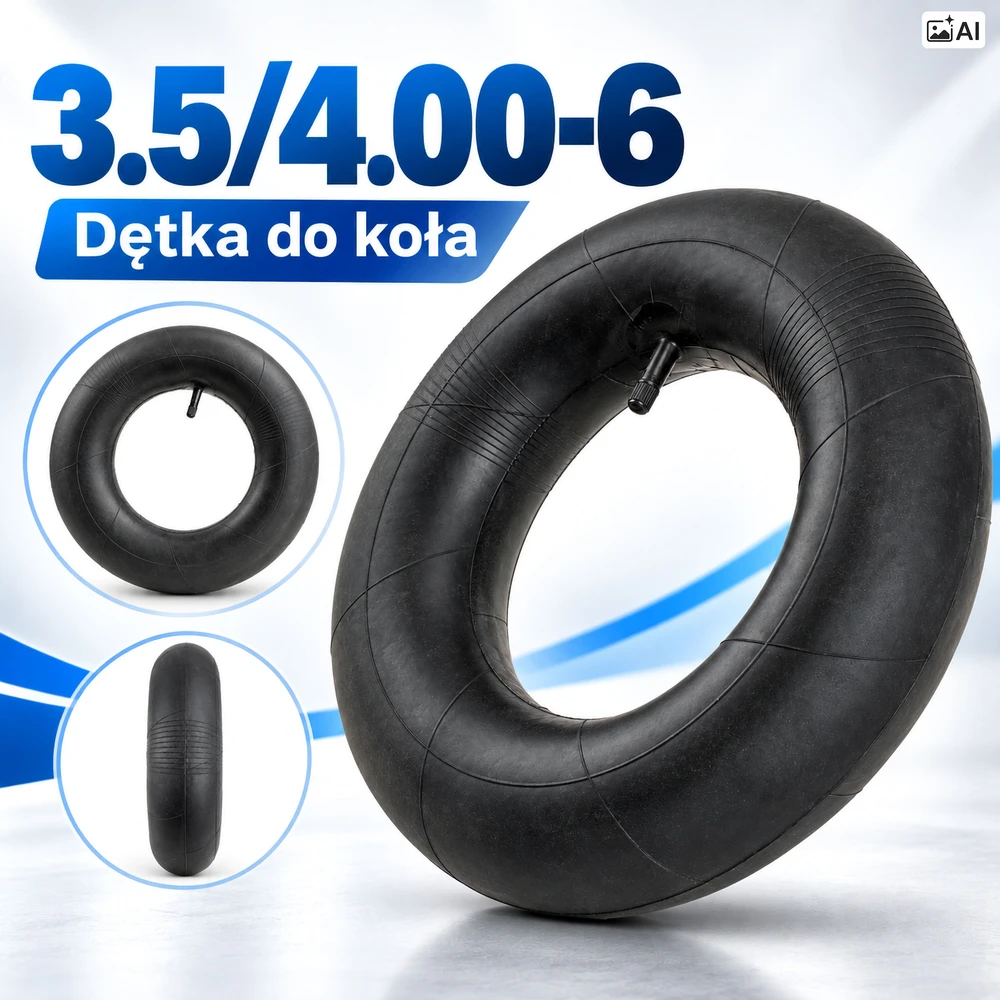 ASEDA 3.5/4.00-6 guminė karučio vidinė kamera
