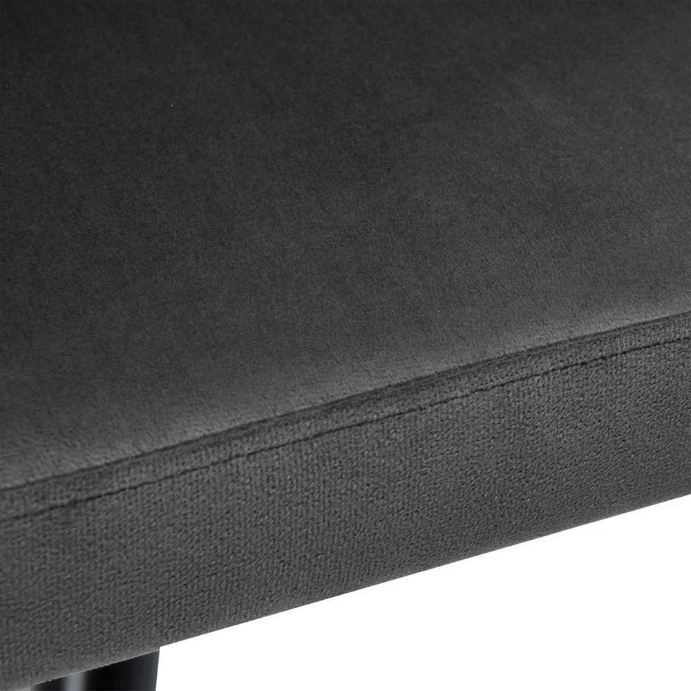 ASTON VELVET austinė aksominė kėdė, grafitas