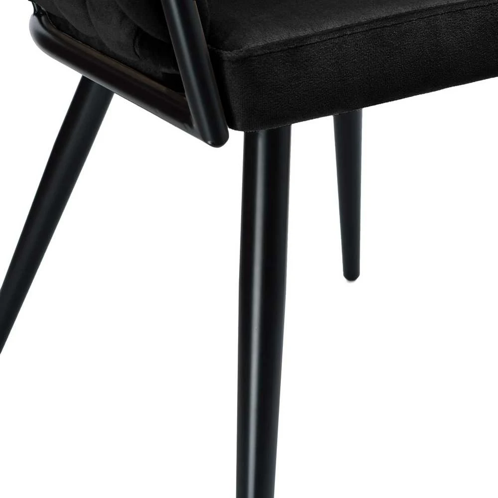 ASTON VELVET austinė aksominė kėdė, juoda
