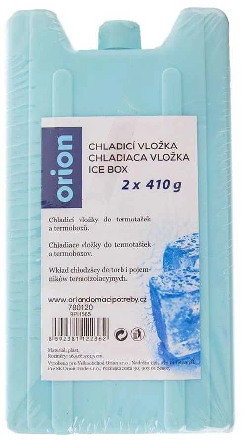 Aušinimo įdėklas kelioniniam aušintuvui, termo maišelis, rinkinys 2, 2x410g