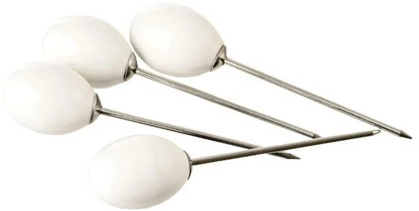 Baltos porcelianinės užkandžių dubenys WHITELINE 28,5 cm 10 vnt.