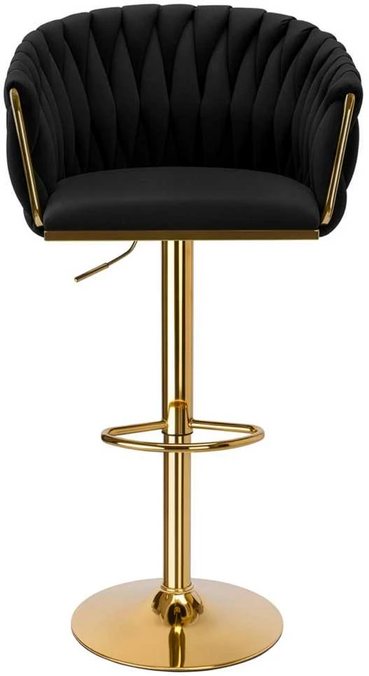 Baro kėdė Cofton Gold Juodas Velvet