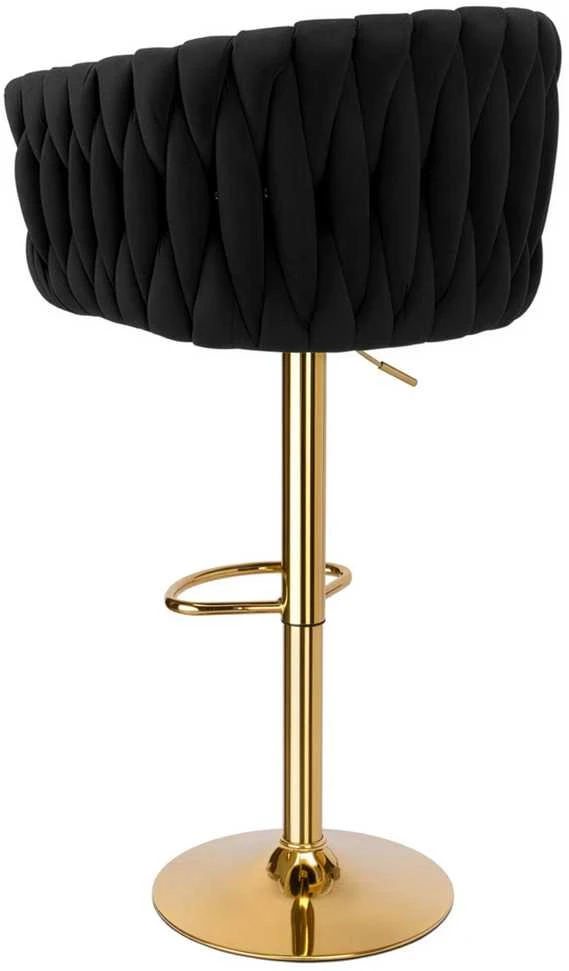 Baro kėdė Cofton Gold Juodas Velvet