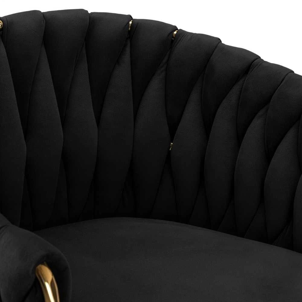 Baro kėdė Cofton Gold Juodas Velvet