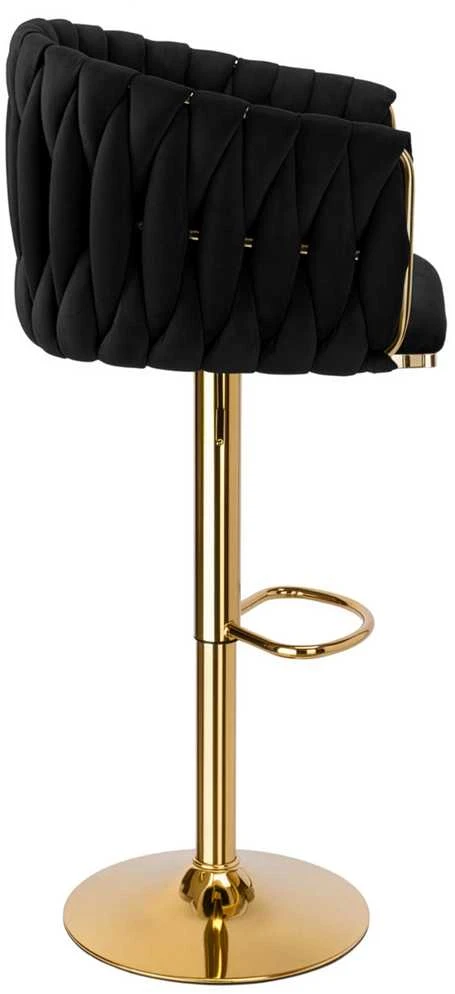 Baro kėdė Cofton Gold Juodas Velvet