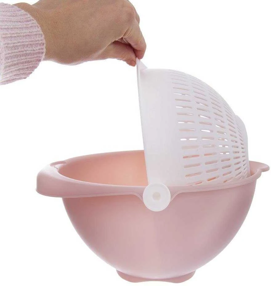 Besisukantis koštuvas su dubeniu virtuvinis dubuo 25 cm koštuvas