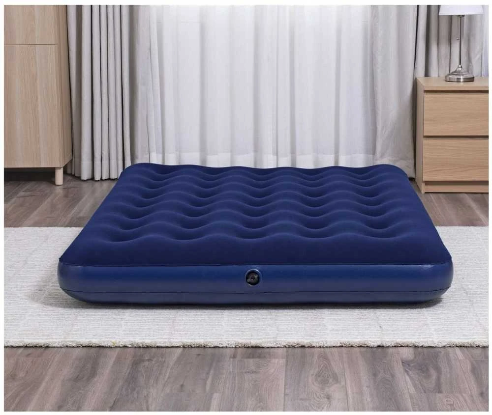 BESTWAY Flocked dvigubas pripučiamas čiužinys 191 x 137 x 22 cm
