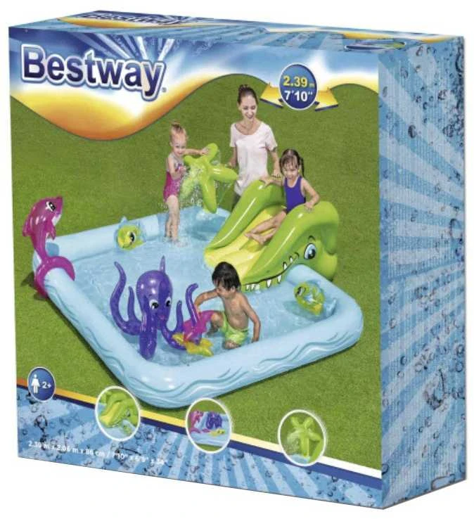 BESTWAY pripučiama žaidimų aikštelė su akvariumo baseinu