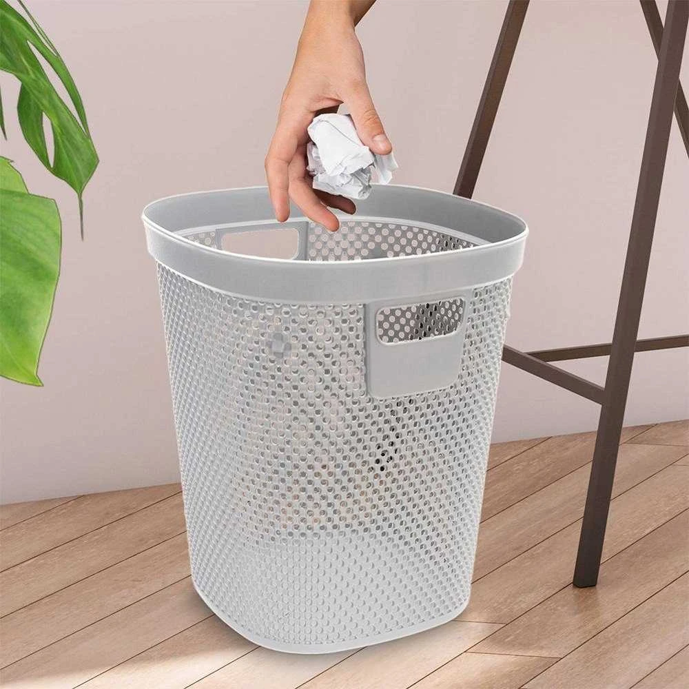 Biuro šiukšlių dėžė, pilka, 12,5 l