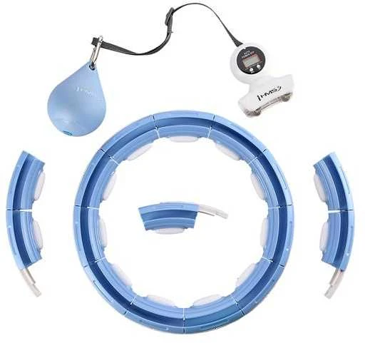 Blue HHM15 HULA HOP Mėlynas SU MAGNETU IR SVORIU + HMS SKAITIKLIS