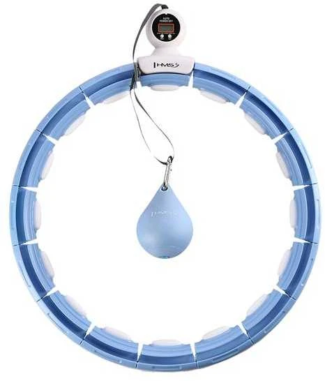 Blue HHM15 HULA HOP Mėlynas SU MAGNETU IR SVORIU + HMS SKAITIKLIS