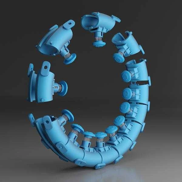 HHW01 Mėlynas HULA HOOP SU RIEŠUTAIS IR HMS SVORIU