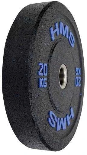 Blue HTBR20 Mėlynas OLYMPIC PLATE BUMPER 20 KG HMS