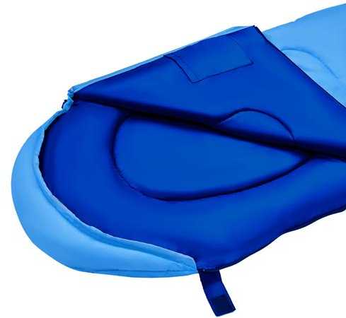 Blue NC2007 Mėlynas SLEEPING BAG JUNIOR NILS STOVYKLA