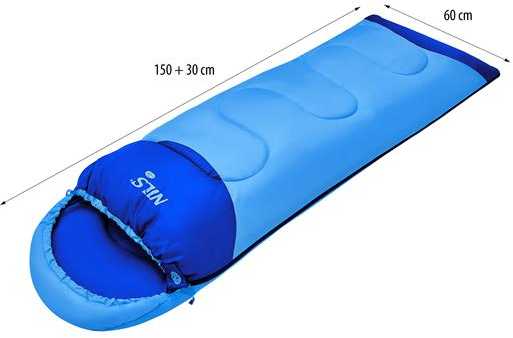 Blue NC2007 Mėlynas SLEEPING BAG JUNIOR NILS STOVYKLA